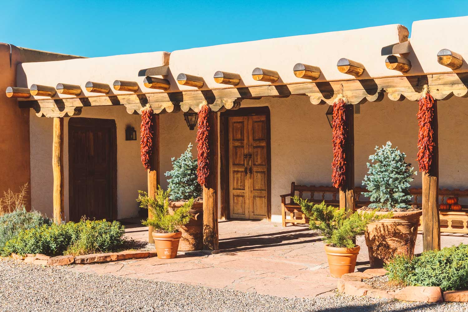 Pueblo Adobe Santa Fe New Mexico