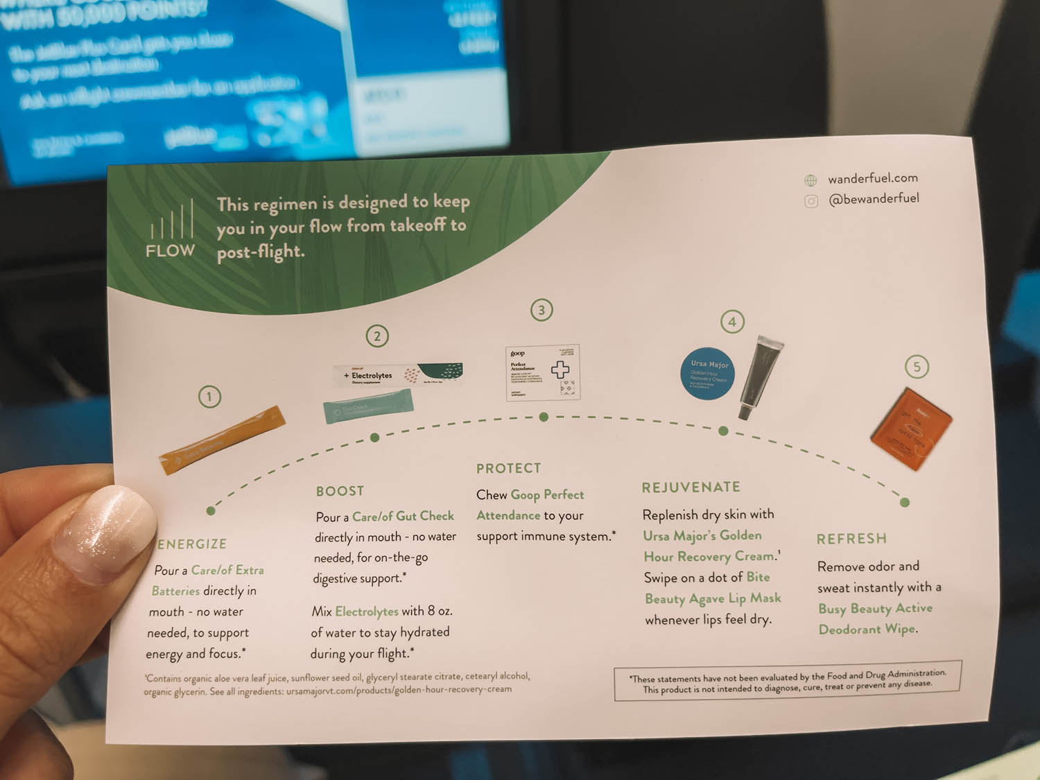 wanderfuel refreshmint kit jetblue