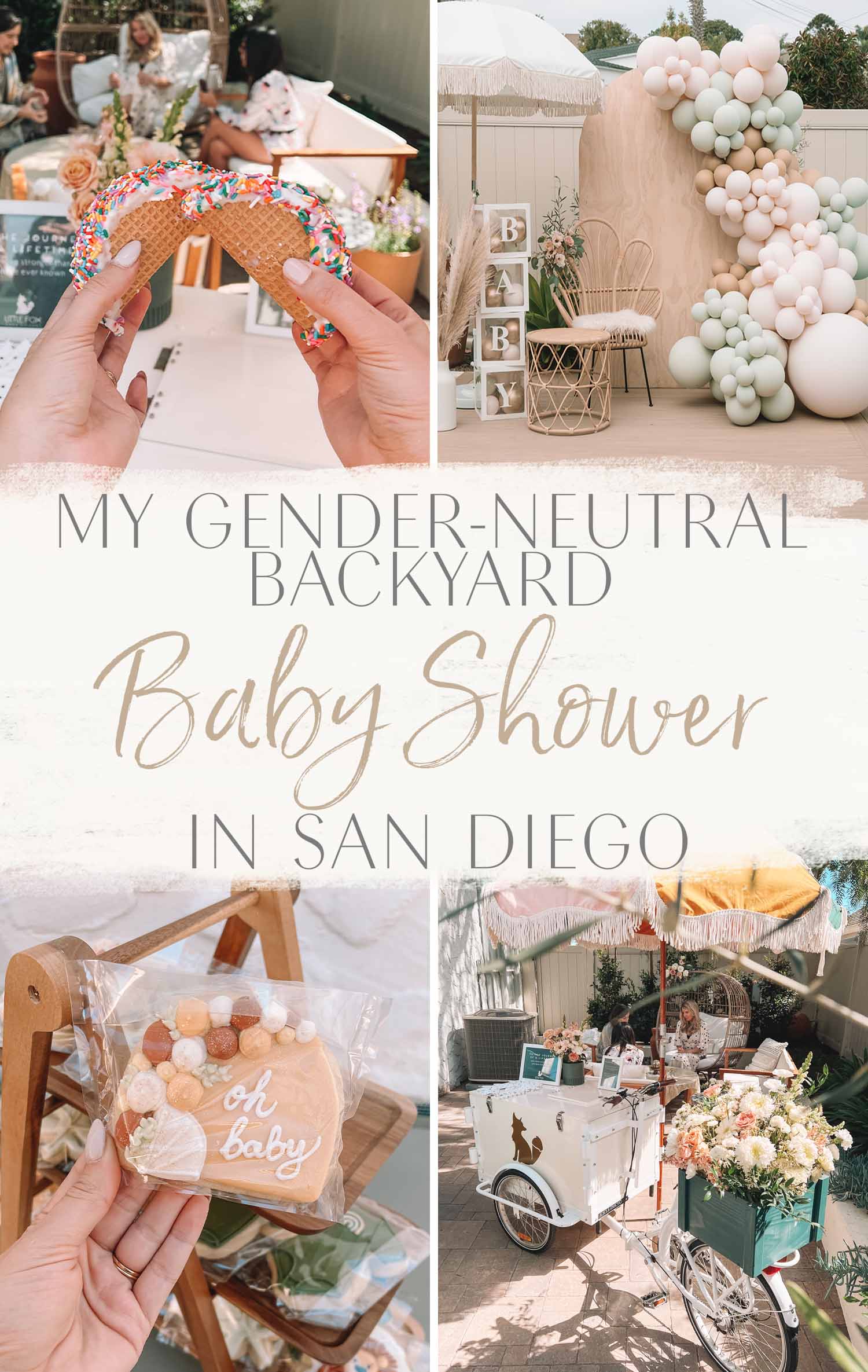 Gender Neutral Backyard Baby Shower