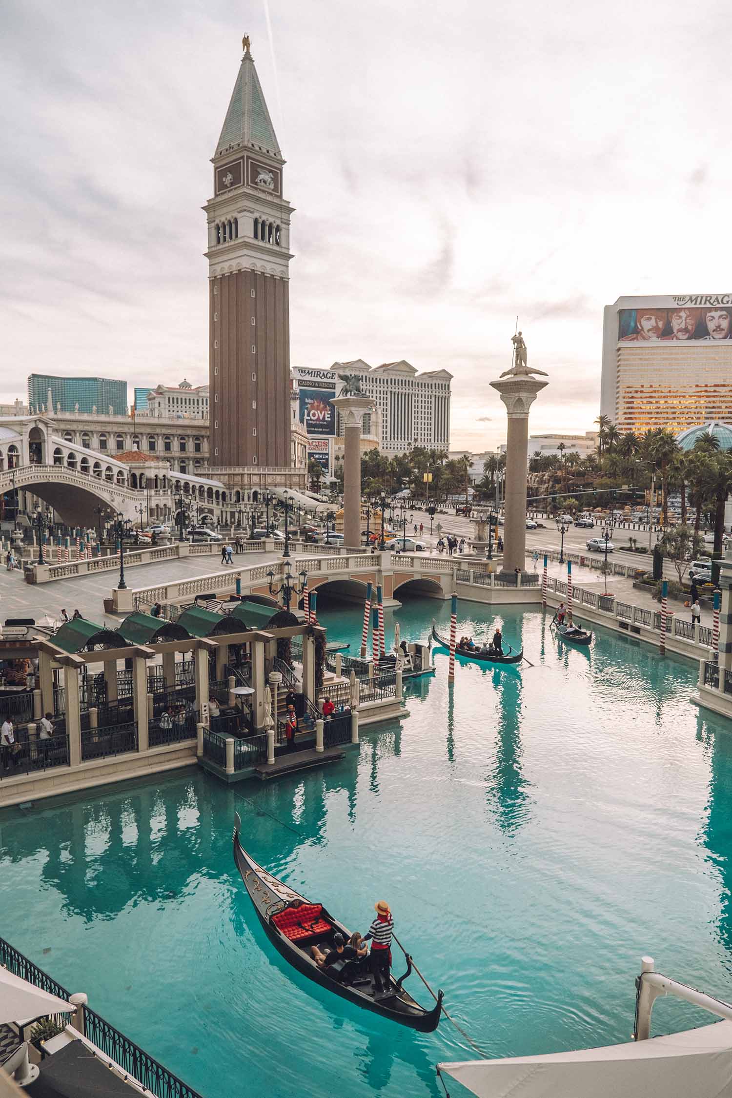 Gondola Ride at the Venetian Hotel and Casino