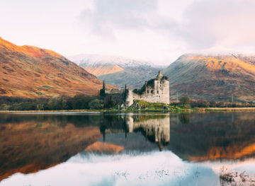 Kilchurn Castle, Lochawe, Dalmally, Scotland, UK