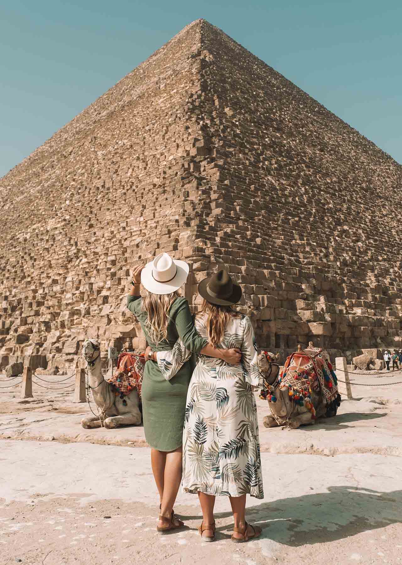 female tourist egypt