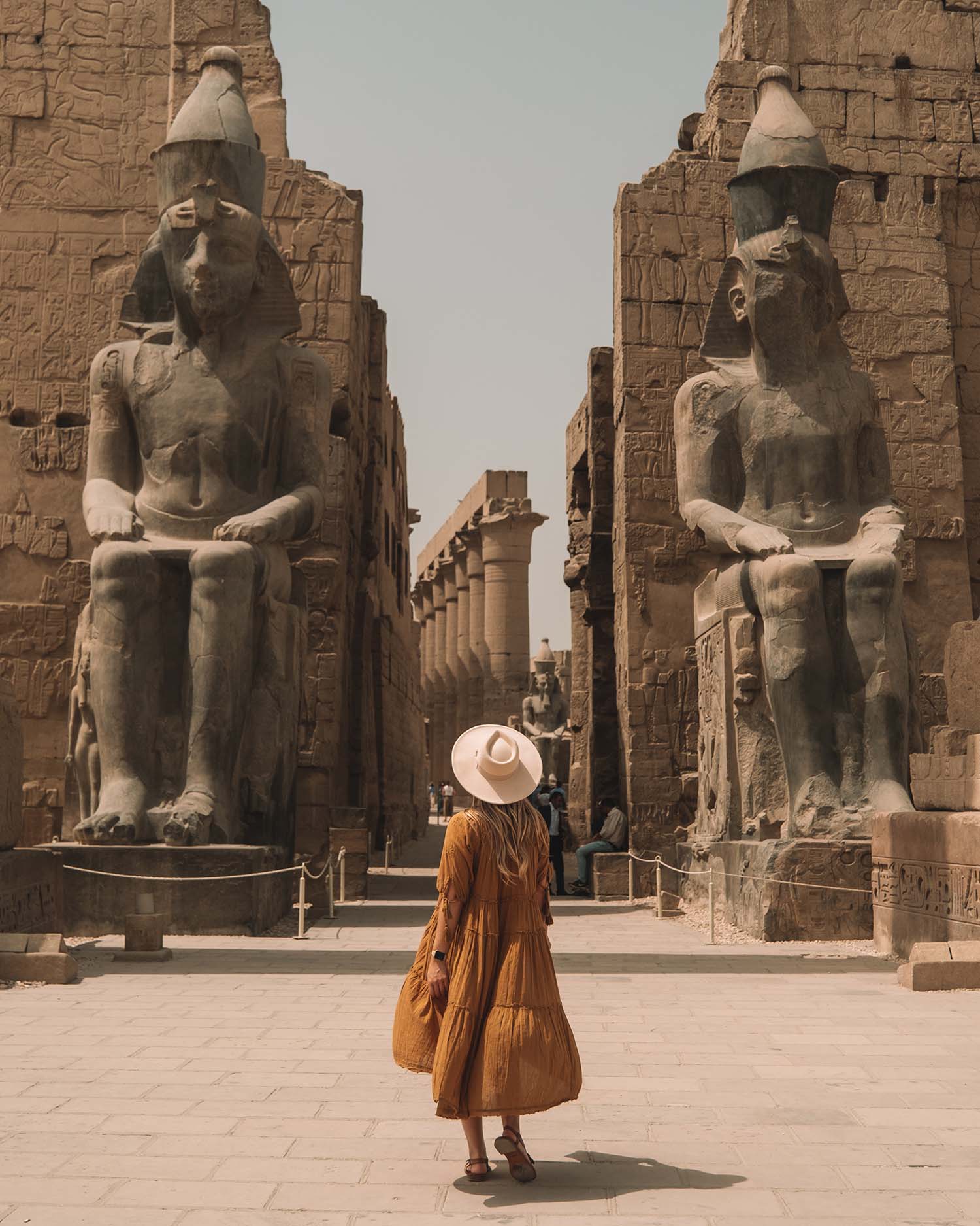 egypt outfit inspiration midi dress conservative