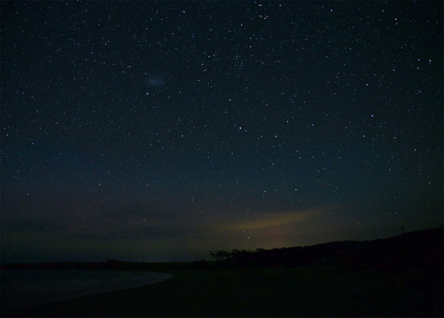 aurore du sud Tasmanie
