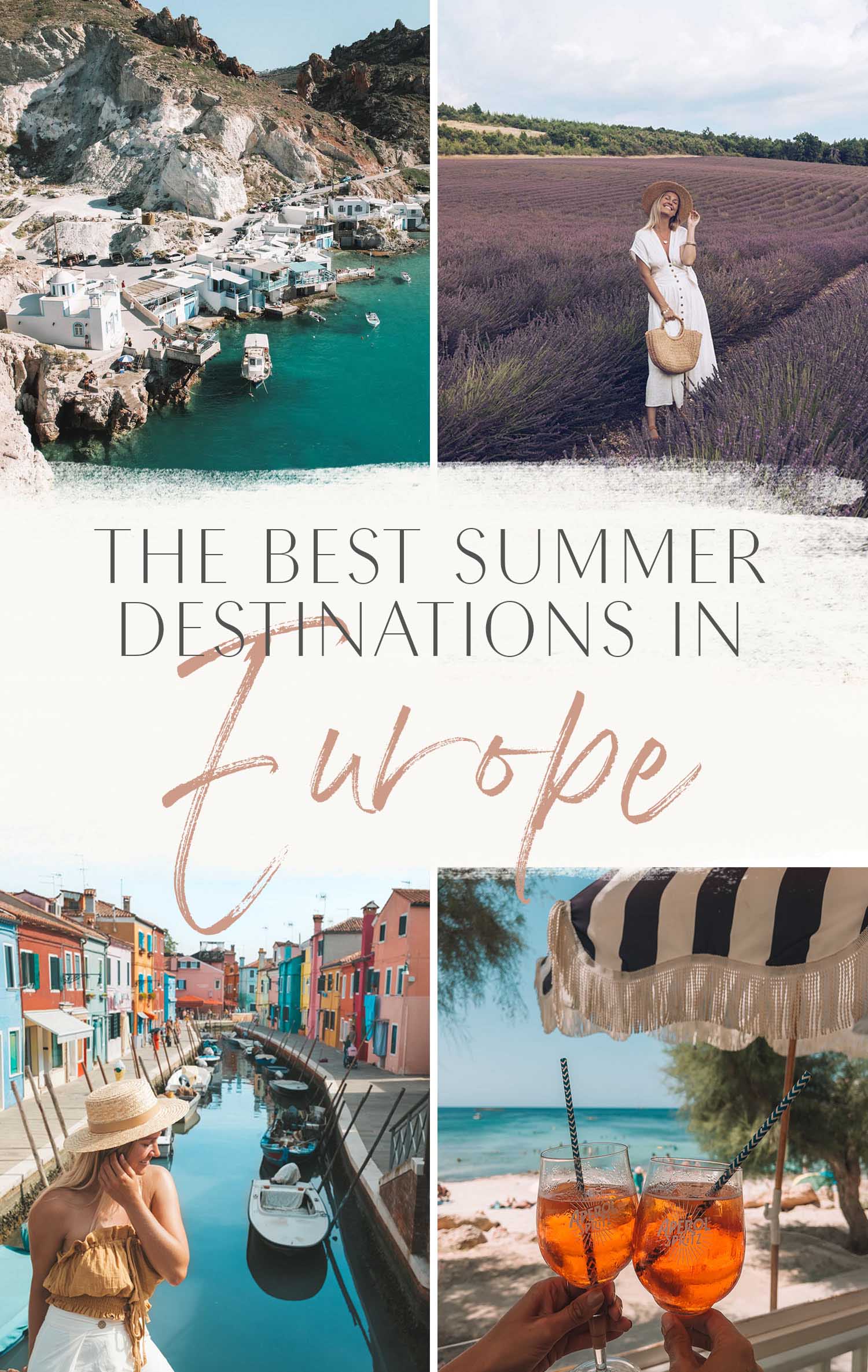 Die besten Sommerdestinationen in Europa